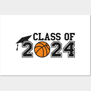 Senior Class of 2024 Graduation Mom Dad Basketball Posters and Art